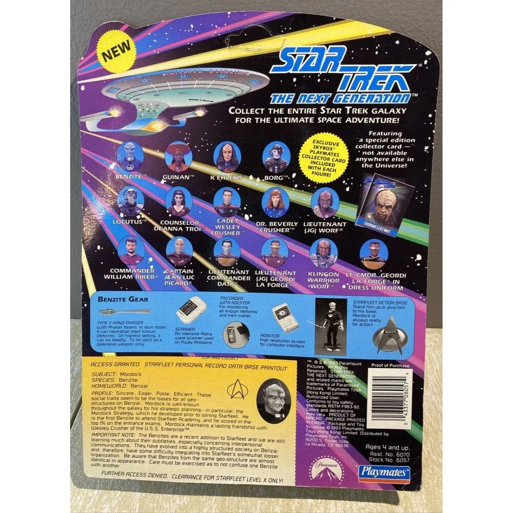 1993 Playmates Star Trek The Next Generation 5